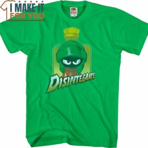 Disintegrate Marvin The Martian Looney Tunes T-Shirt, Vintage Looney Tunes tee for Adults