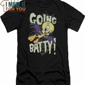Going Batty Looney Tunes T-Shirt, Vintage Looney Tunes tee for Adults