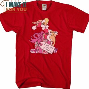 Lola Bunny Christmas Gift Looney Tunes T-Shirt, Vintage Looney Tunes tee for Adults