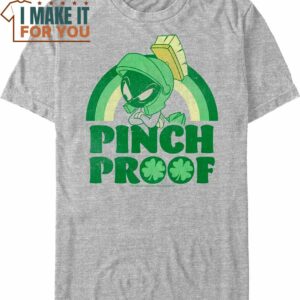Marvin The Martian Pinch Proof Looney Tunes T-Shirt, Vintage Looney Tunes tee for Adults