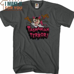 Tasmanian Terror Looney Tunes T-Shirt, Vintage Looney Tunes tee for Adults