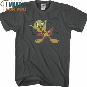 Vampire Tweety Bird Looney Tunes T-Shirt, Vintage Looney Tunes tee for Adults