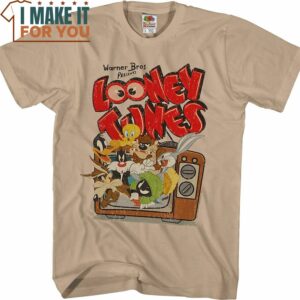 Warner Bros Looney Tunes Shirt, Vintage Looney Tunes tee for Adults