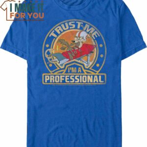 Wile E. Coyote Trust Me I’m A Professional Looney Tunes T-Shirt, Vintage Looney Tunes tee for Adults