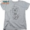 Womens Taz Sketch Looney Tunes Shirt, Vintage Looney Tunes tee for Adults