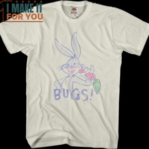 Bugs Bunny Looney Tunes T-Shirt, Vintage Looney Tunes tee for Adults