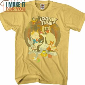Distressed Looney Tunes T-Shirt, Vintage Looney Tunes tee for Adults