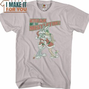 Mistletoe Looney Tunes T-Shirt, Vintage Looney Tunes tee for Adults