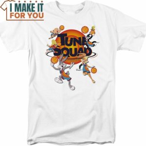 Tune Squad Team Photo Space Jam T-Shirt, Vintage Looney Tunes tee for Adults