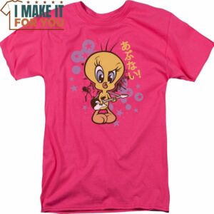 Tweety Bird Rock Star Looney Tunes T-Shirt, Vintage Looney Tunes tee for Adults