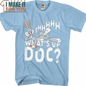 What’s Up Doc Bugs Bunny Looney Tunes T-Shirt, Vintage Looney Tunes tee for Adults