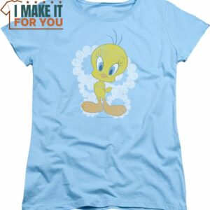Womens Tweety Bird Looney Tunes Shirt, Vintage Looney Tunes tee for Adults