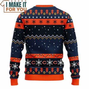 Chicago Bears Dabbing Santa Claus NFL Christmas Ugly Sweater Best Christmas Gift for Chicago Bears Fans 2