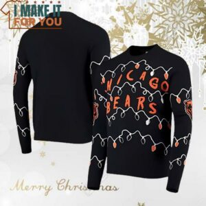 Chicago Bears Football Christmas Ugly Sweater Perfect Christmas Gift for a Chicago Bears Fan 3