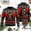 Chicago Bears Jack Skellington Halloween Ugly Christmas Sweater, Christmas Gifts for Chicago Bears Fans