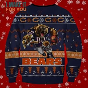 Chicago Bears Players Football Christmas Ugly Sweater Perfect Christmas Gift for a Chicago Bears Fan 2