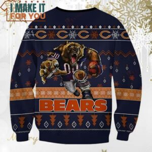 Chicago Bears Players Football Christmas Ugly Sweater Perfect Christmas Gift for a Chicago Bears Fan 3