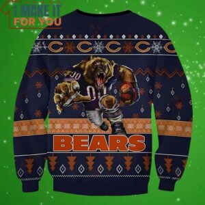 Chicago Bears Players Football Christmas Ugly Sweater Perfect Christmas Gift for a Chicago Bears Fan 4