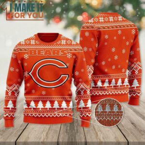 Chicago Bears True Love Ugly Christmas Sweater, Best Christmas Gift for Chicago Bears Fans Chicago Bears True Love Ugly Christmas Sweater, Best Christmas Gift for Chicago Bears Fans