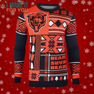 Chicago Bears Ugly Christmas Sweater For Men And Women Perfect Christmas Gift for a Chicago Bears Fan 2