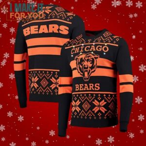 Chicago Bears Ugly Christmas Sweater Full Print For Chicago Bears Fans Perfect Christmas Gift for a Chicago Bears Fan 2