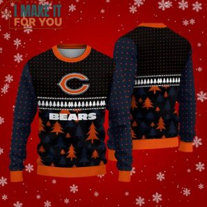 Men's Chicago Bears Ugly Christmas Sweater For Christmas Holiday Perfect Christmas Gift for a Chicago Bears Fan 2