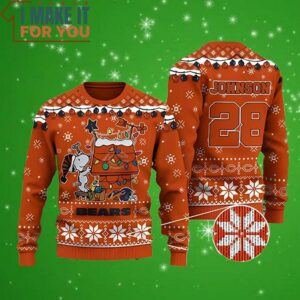 Chicago Snoopy Bears Ugly Christmas Sweater Perfect Christmas Gift for a Chicago Bears Fan 4