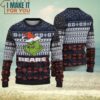 NFL Chicago Bears Christmas 3D Grinch Ugly Sweater For Fans, Christmas Gifts for Chicago Bears Fans