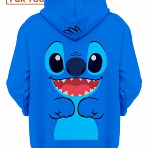 Blue Stitch Hoodie Cartoon Hoodies for All Ages and Styles 2