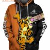 Cheerful Tigger Hoodie, Cartoon Hoodies for All Ages and Styles