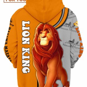 Lion King Hoodie Fun and Stylish artoon Hoodie for Kids and Adults 2