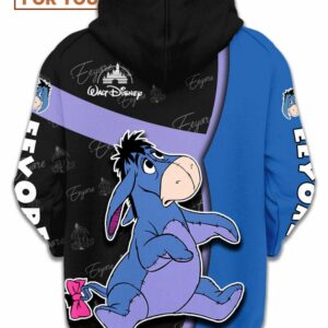 Lovely Eeyore Hoodie Fun and Stylish artoon Hoodie for Kids and Adults 2