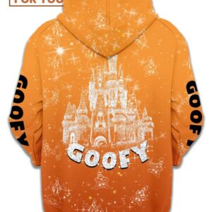 Orange Goofy Hoodie Fun and Stylish artoon Hoodie for Kids and Adults 2