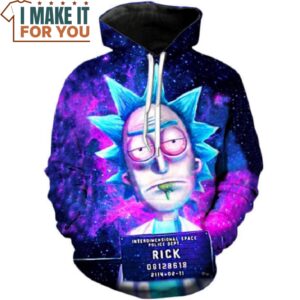 Rick and Morty Pullover Hoodie Great Gift for Any Cartoon Lover 2