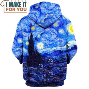 Starry Night Hoodie Great Gift for Any Cartoon Lover 2
