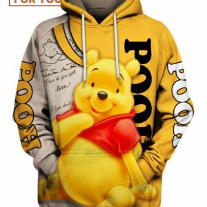Winnie The Pooh Hoodie, Great Gift for Any Cartoon Lover
