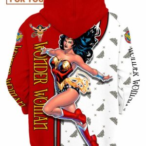 Wonder Woman Hoodie Great Gift for Any Cartoon Lover 2