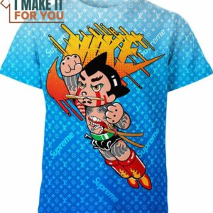 Astro Boy Nike Louis Vuitton Supreme Shirt, Stylish Nike Graphic Tee