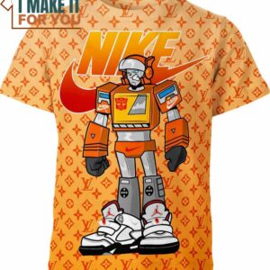 Blaster Style Nike Louis Vuitton Transformers Shirt, Stylish Nike Graphic Tee