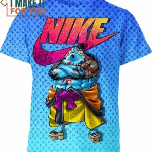 Jinbe Nike Louis Vuitton One Piece Shirt, Stylish Nike Graphic Tee