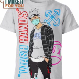 Kakashi Hatake Nike Louis Vuitton Naruto Shirt, Stylish Nike Graphic Tee