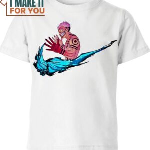 Ryomen Sukuna Nike Jujutsu Kaisen Shirt, Unique Nike Graphic Tee for Men