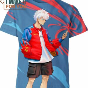 Satoru Gojo Nike Louis Vuitton Jujutsu Kaisen Shirt, Unique Nike Graphic Tee for Men