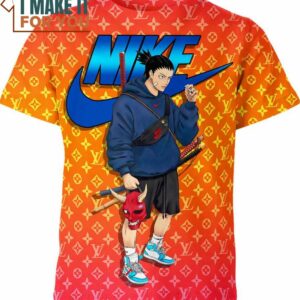 Shikamaru Nara Cool Nike Louis Vuitton Naruto Shirt, Unique Nike Graphic Tee for Men