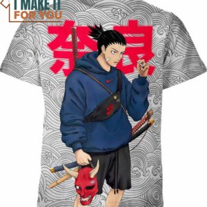 Shikamaru Nara Nike Louis Vuitton Naruto Shirt, Unique Nike Graphic Tee for Men