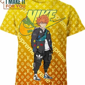 Shoyo Hinata Cool Nike Louis Vuitton Haikyu!! Shirt, Unique Nike Graphic Tee for Men