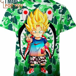 Son Goten Nike Bape Converse Dragon Ball Z Shirt, Unique Nike Graphic Tee for Men Son Goten Nike Bape Converse Dragon Ball Z Shirt, Unique Nike Graphic Tee for Men