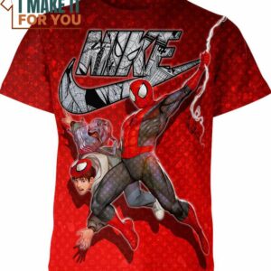 Spider-Man Nike Louis Vuitton Marvel Comics Shirt, Unique Nike Graphic Tee for Men
