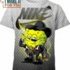 Spongebob Squarepants Nike Louis Vuitton Shirt, Unique Nike Graphic Tee for Men