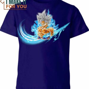 Super Saiyan White Goku Nike Dragon ball z Shirt, Unique Nike Graphic Tee for Men
